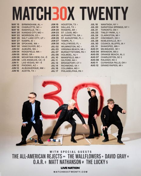 تور سیسالگی Matchbox Twenty در سال ۲۰۲۷